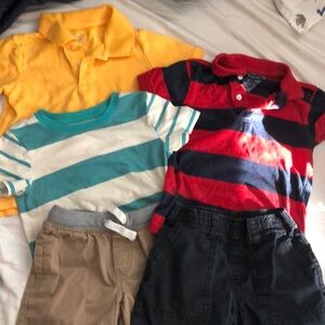 5 Pc Toddler 4T Shirt and Pants Set